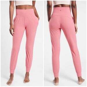 Athleta Salutation Jogger Pink Powervita Size Extra Large